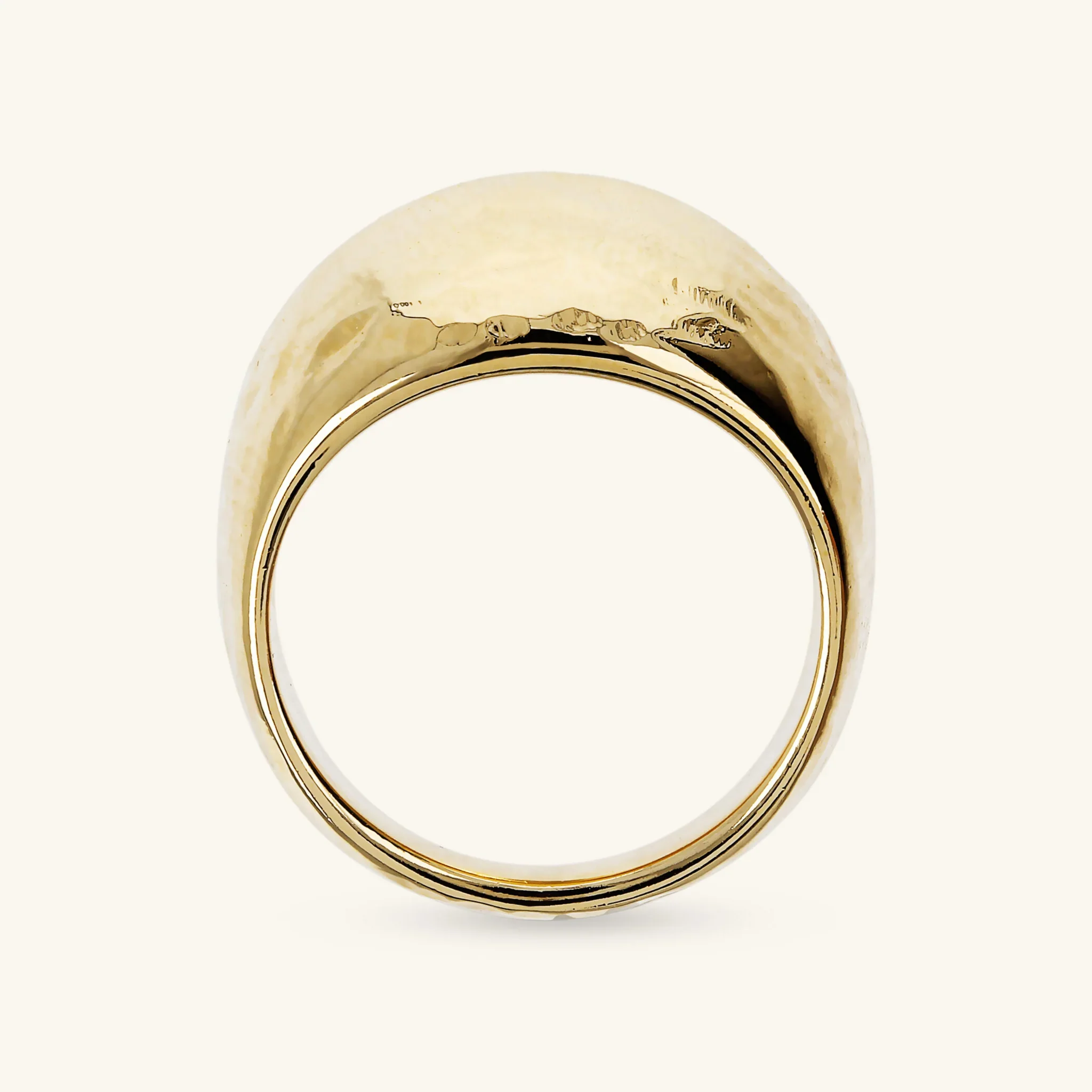Anello a Fascia Graduato Martellato - Image 3