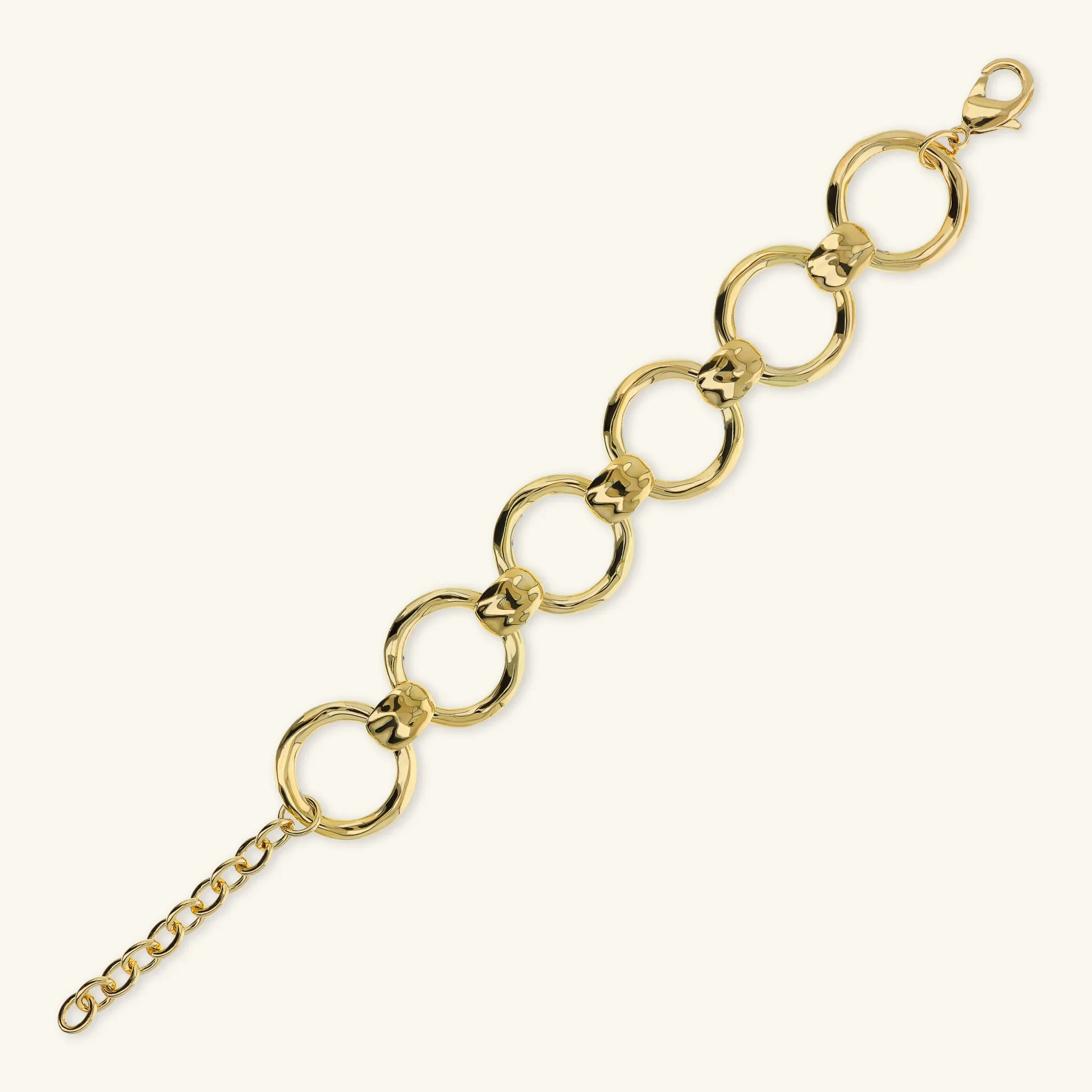 Bracciale ad Anelli Martellati - Image 3