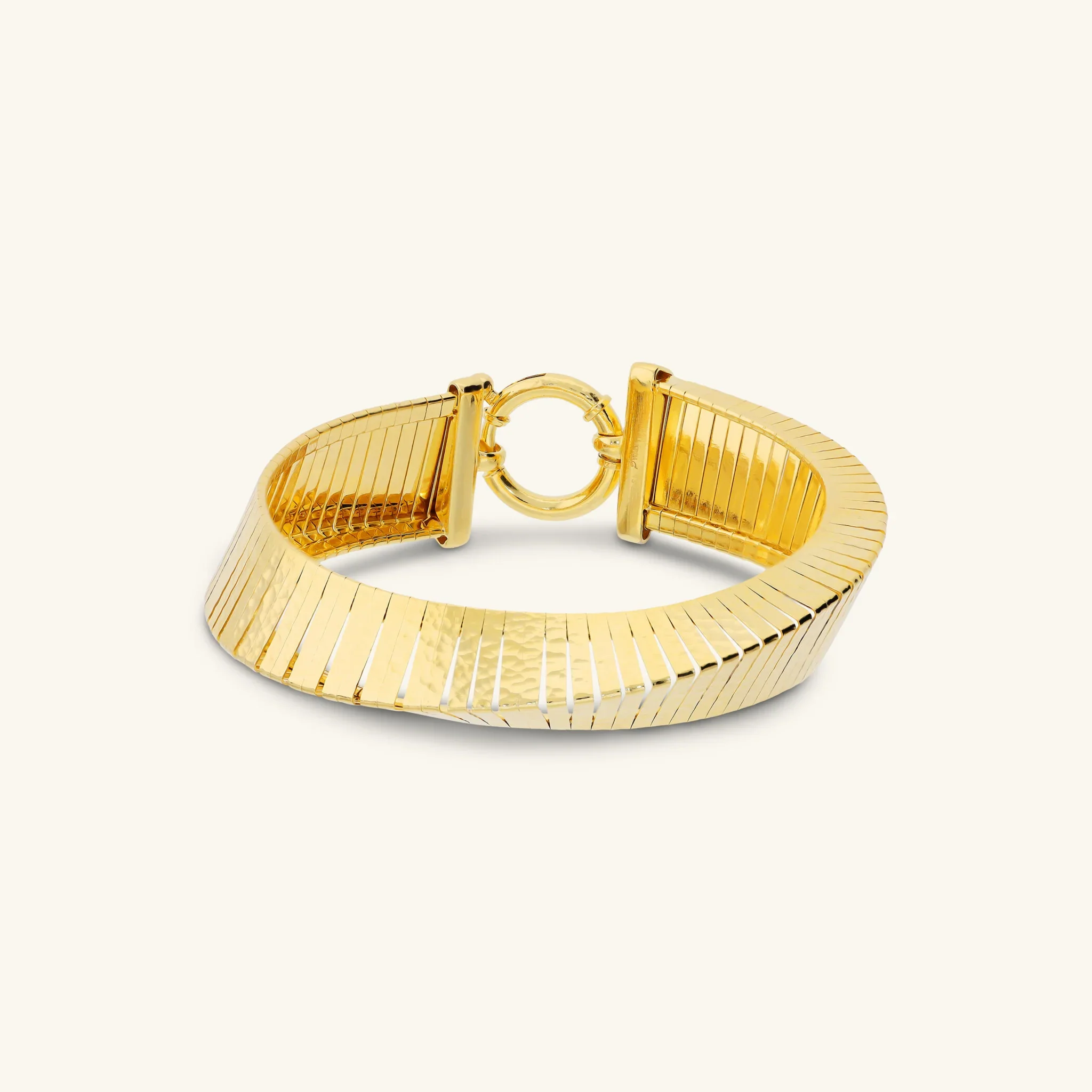 Bracciale Cleopatra Ritorto Martellato