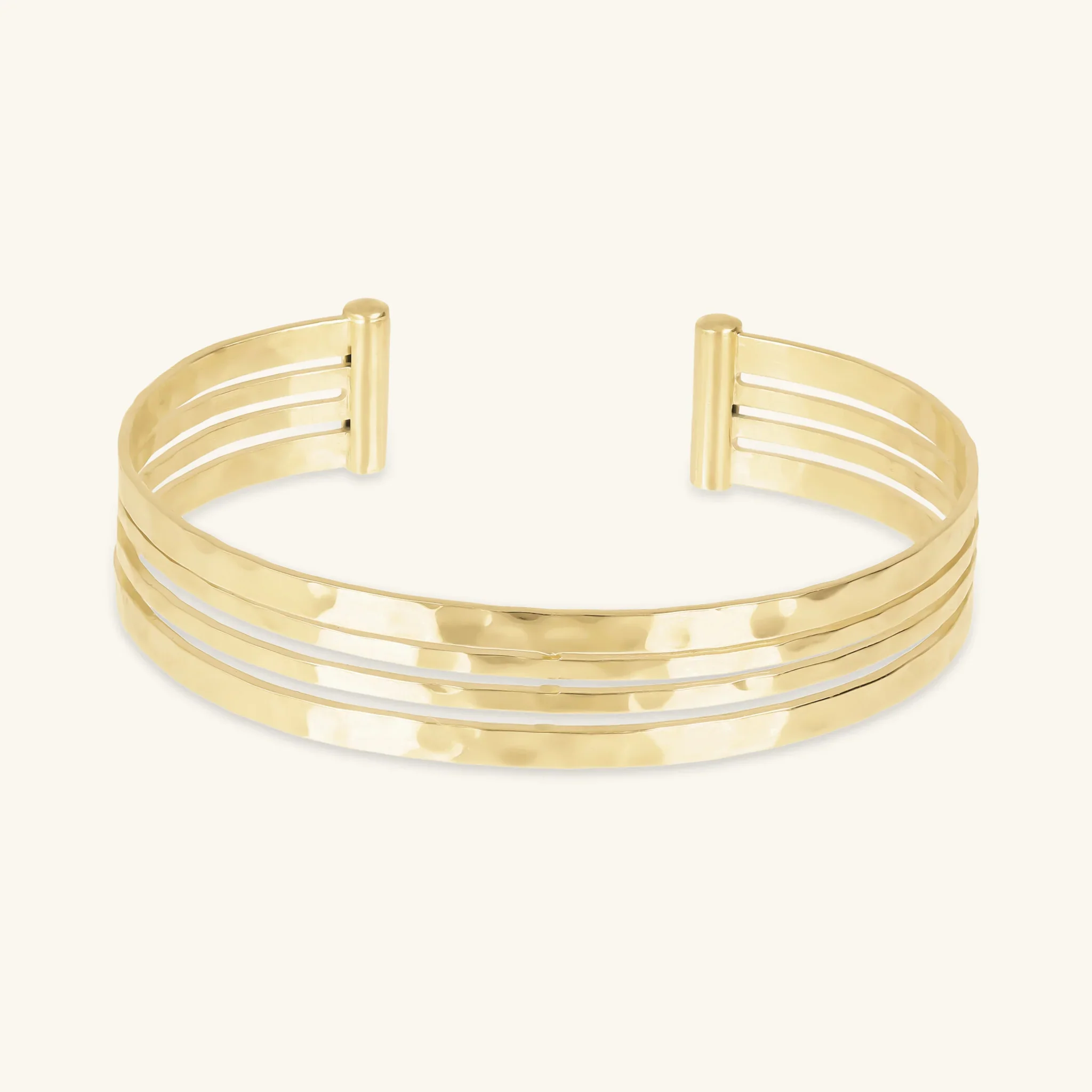 Bracciale Rigido Multifilo Martellato - Image 7