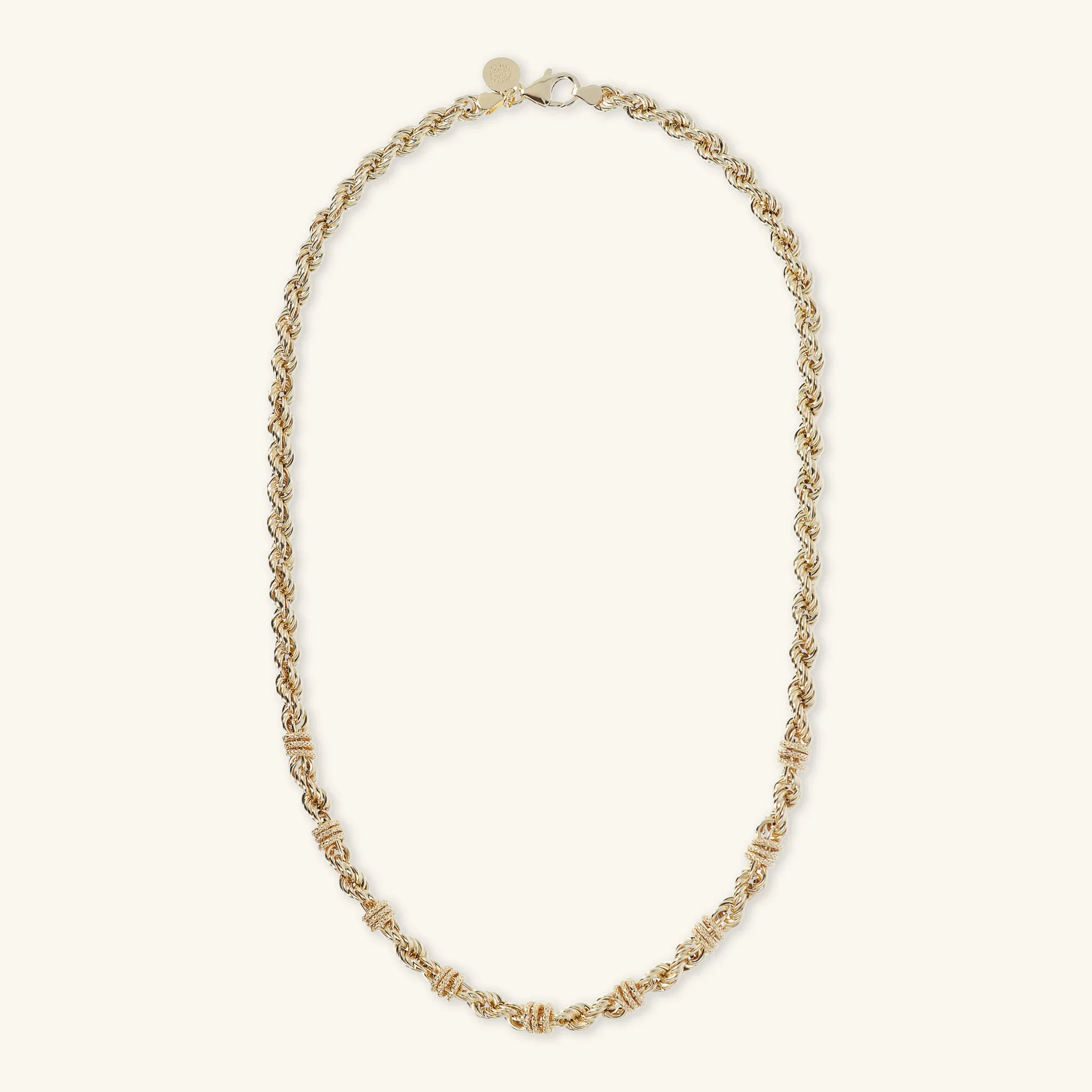 Collana Catena Corda con Rondelle - Image 3