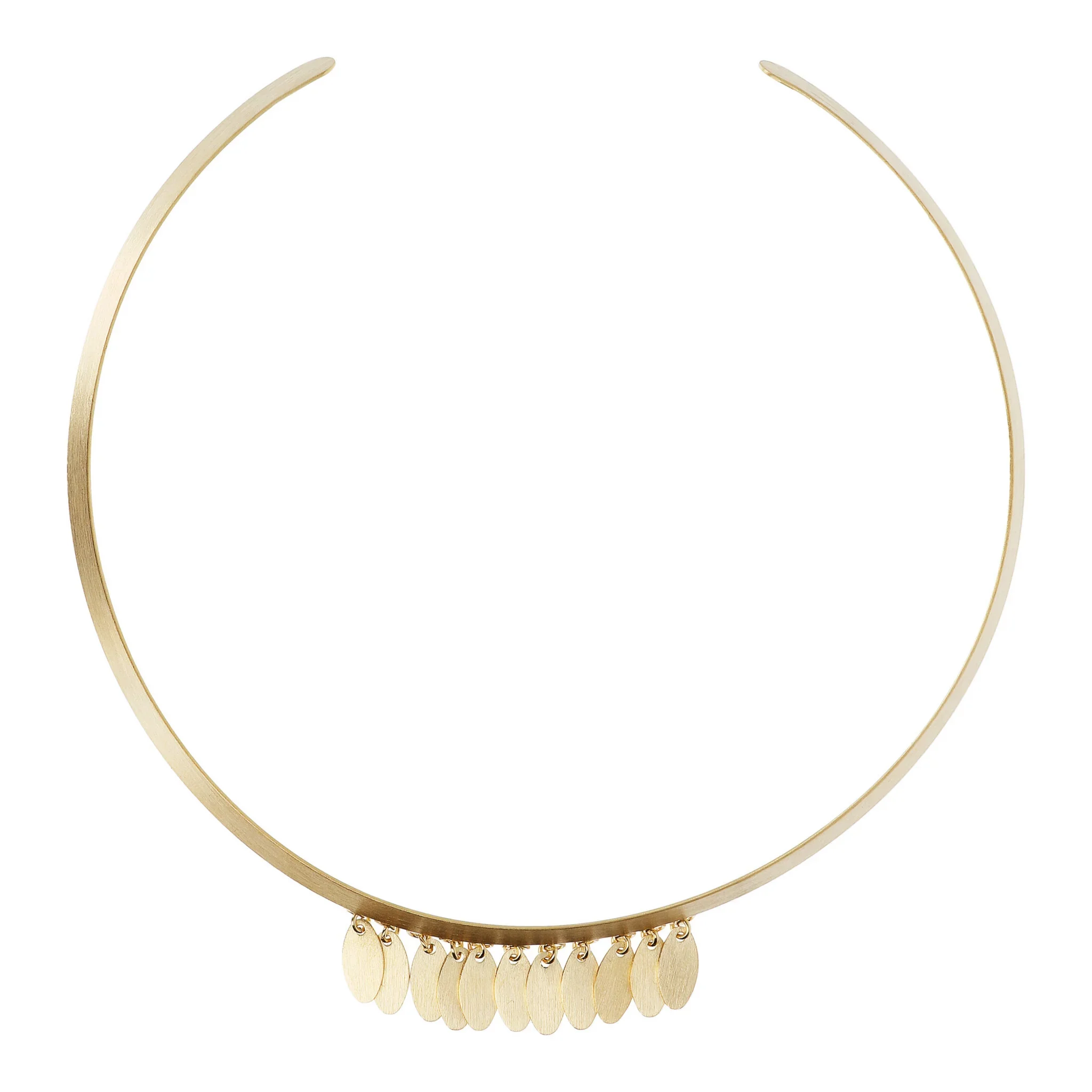 Collana Choker con Ciondoli Ovali Satinati - Image 3