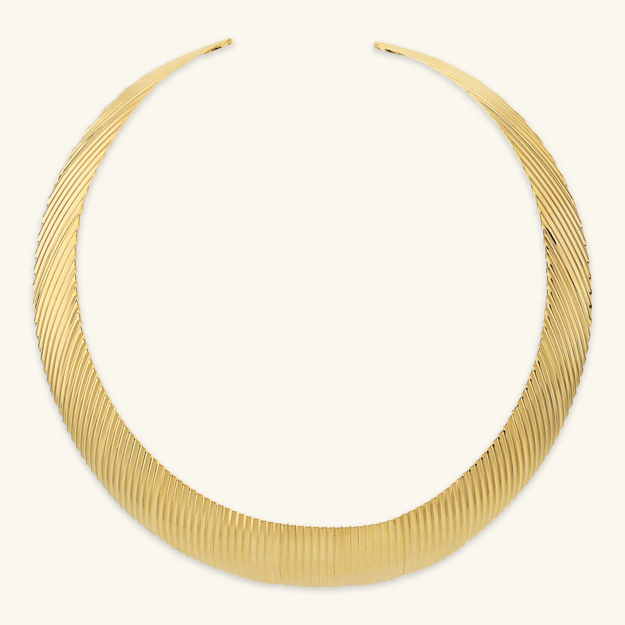Collana Choker Graduata Texture Rigata - Image 3