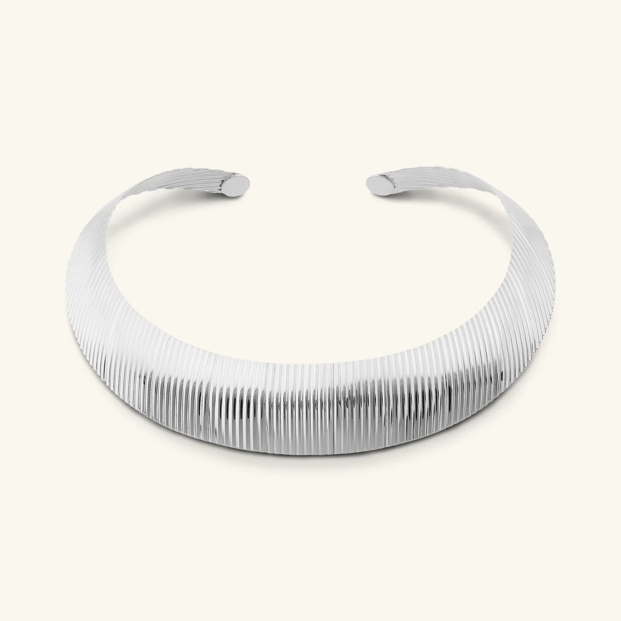 Collana Choker Graduata Texture Rigata - Image 5