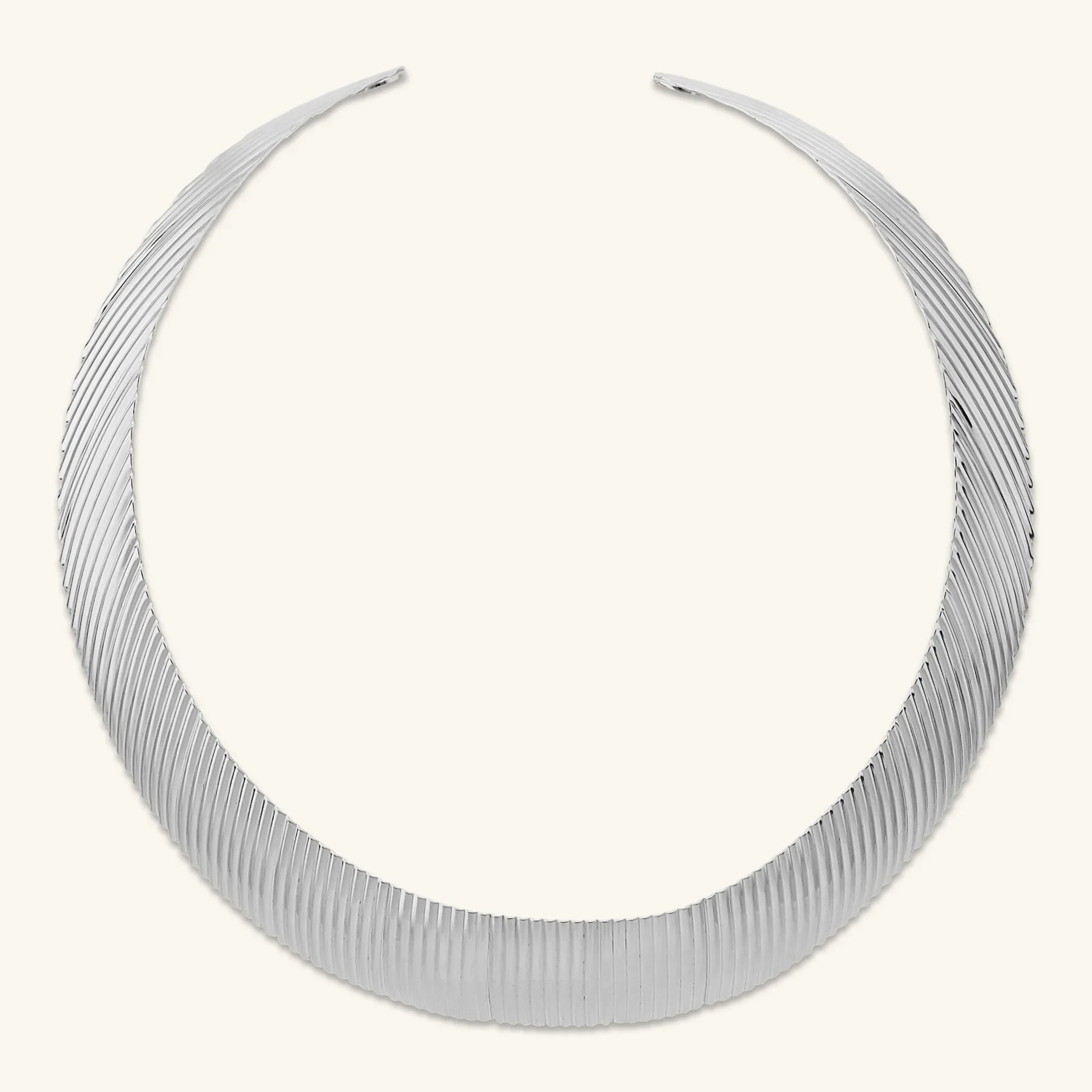 Collana Choker Graduata Texture Rigata - Image 6